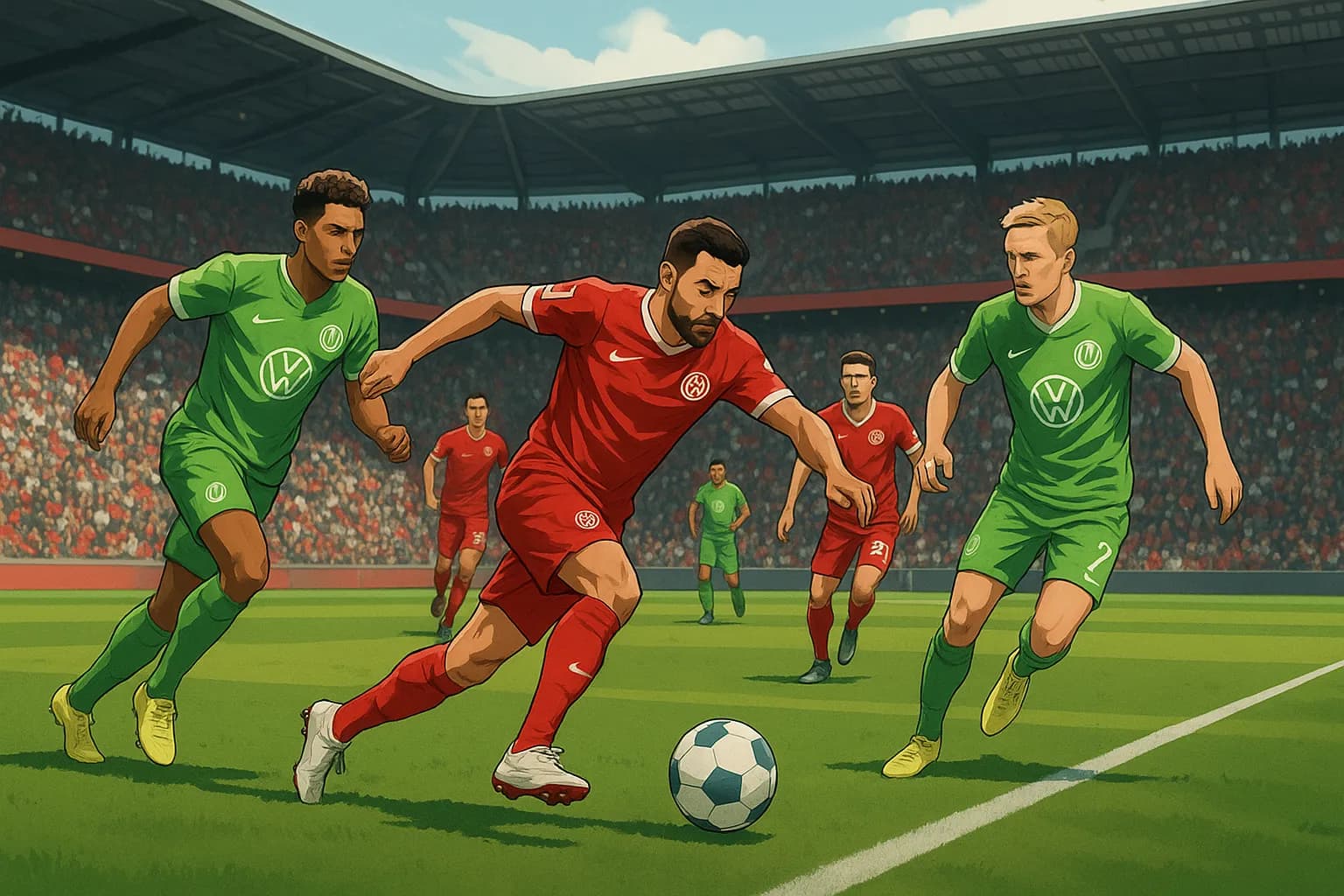 Duelo de Estrategias en la Mewa Arena: Mainz 05 Recibe al Wolfsburg