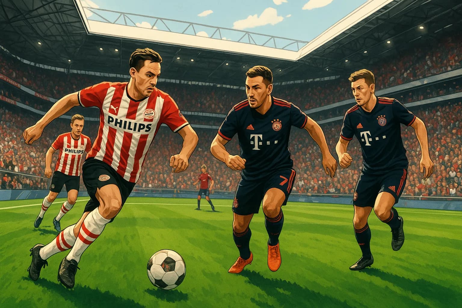 Choque de Titanes: PSV Eindhoven Recibe al FC Bayern en el Philips Stadion