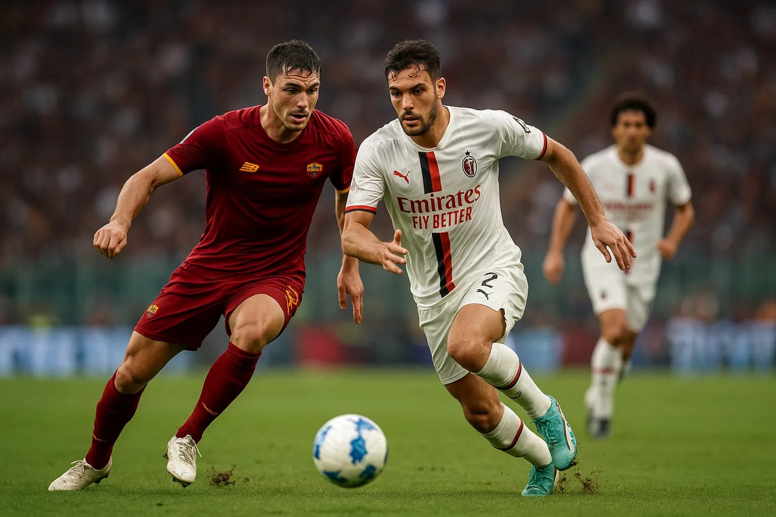 Roma vs AC Milan: Choque de Titanes en el Olímpico